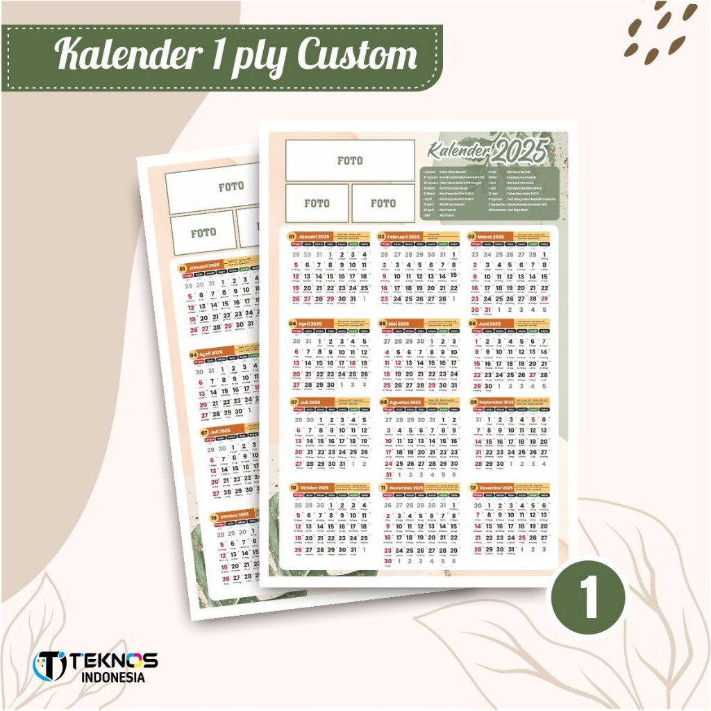 

CETAK KALENDER CUSTOM - KALENDER DINDING CUSTOM FREE FOTO FREE DESAIN