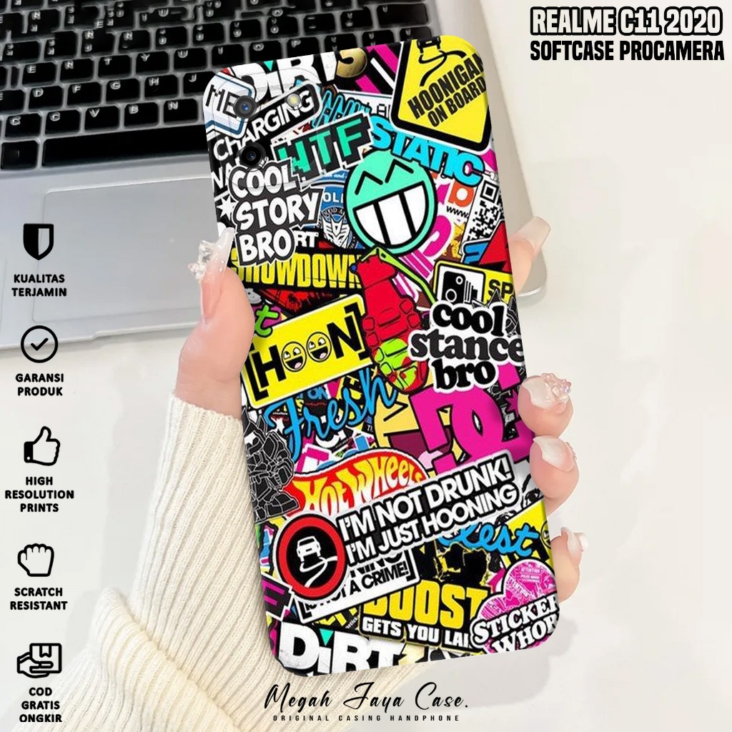 Case REALME C11 2020 - Casing REALME C11 2020 Motif GRAFF - Softcase Hp REALME C11 2020 - Kondom Hp 
