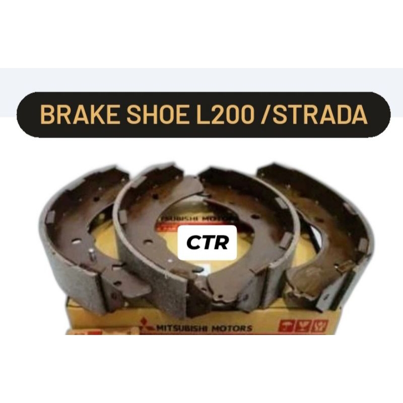 BRAKE SHOE~L200 STRADA /KAMPAS REM BELAKANG ASLI ORIGINAL L200 /STRADA