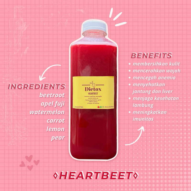 

1 liter Heartbeet