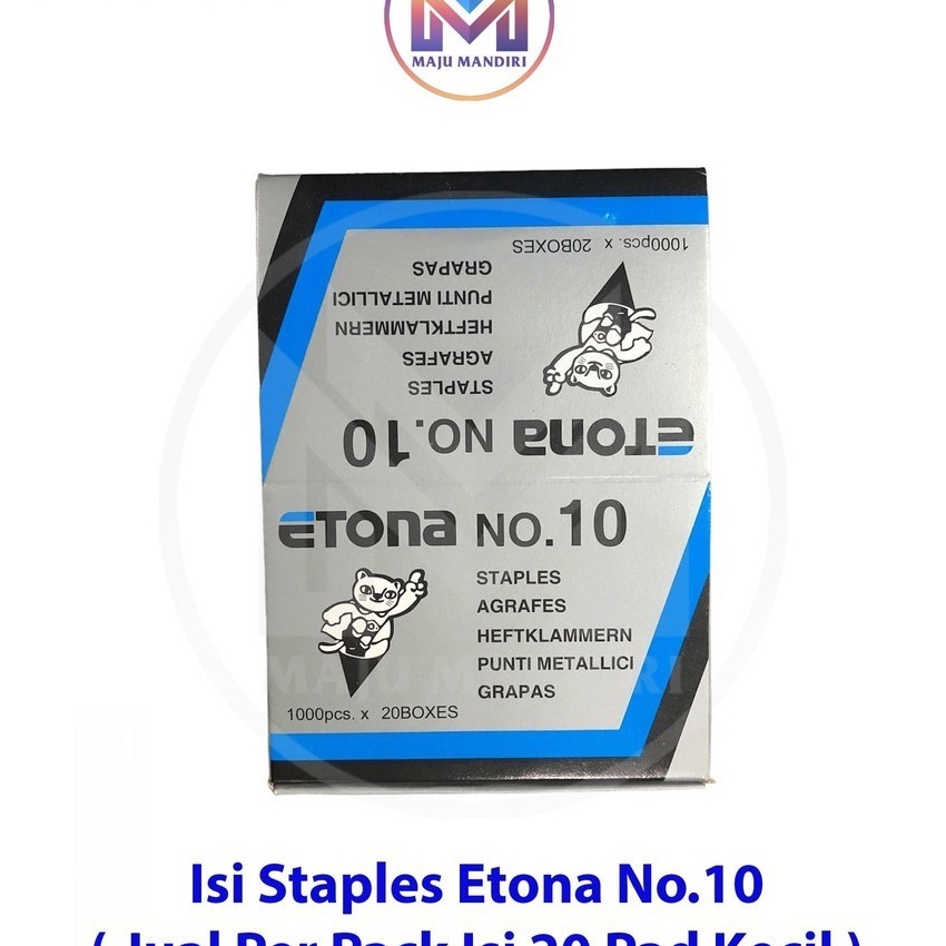 

Super Isi Staples Etona No1 Untuk Stapler HD1 HD1D HD1S M