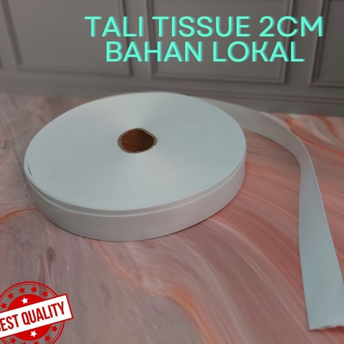 

Wah Tali Tissue 2cm Bahan Lokal Tali Printing Sublim 2cm Tebal Tali Tissue 2cm Bahan Tebal