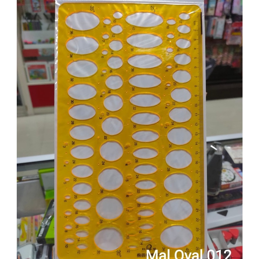 

Termurah penggaris mal oval cokai kj 12
