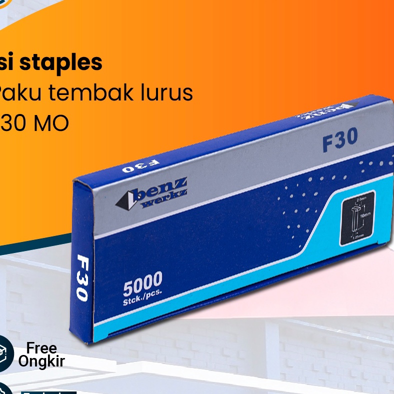 

Murah BENZ F3 MO Isi Mesin Staples Paku Tembak Lurus Mata Gun Nailer F 3