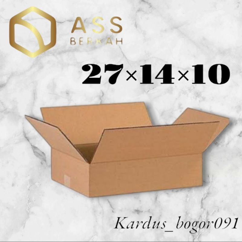 

kardus box packing 27x14x10