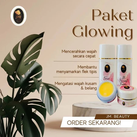 Jmb JM BEAUTY PAKET GLOWING | JM BEAUTY SKINCARE | ORI BPOM | CREAM PEMUTIH WAJAH || JM BEAUT