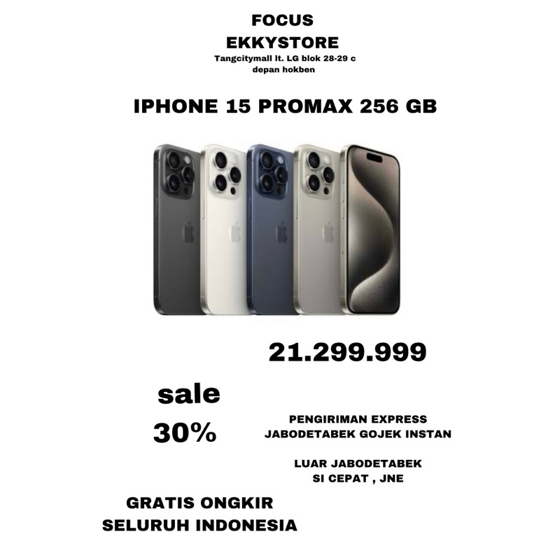 IPHONE 15 PROMAX256 Gb