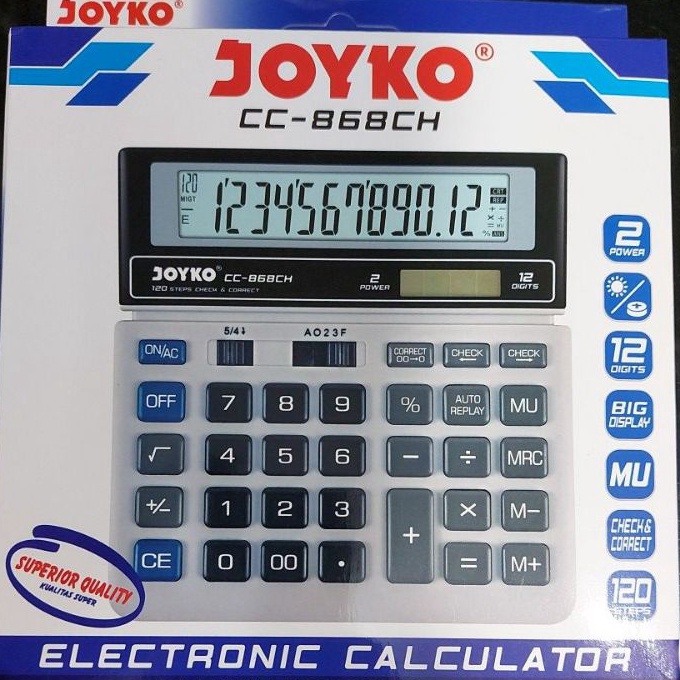 

KI3 Kalkulator Joyko CC868 ch