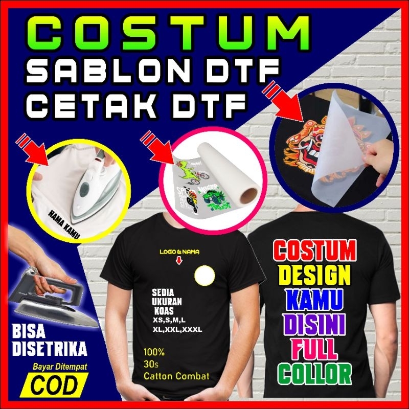 

Costum Sablon/stiker nama,sablon logo,sablon DTF