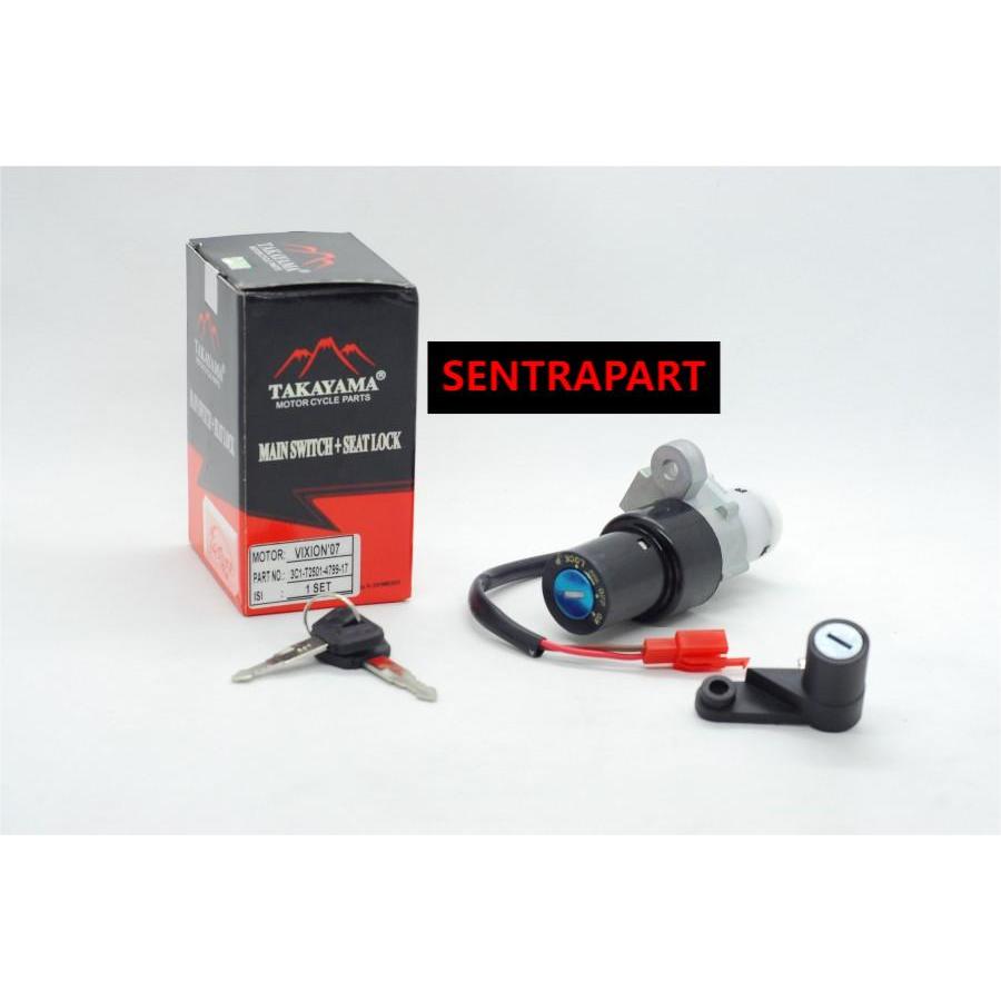KUNCI KONTAK ASSY 2KABEL 3C1 VIXION 07 TAKAYAMA