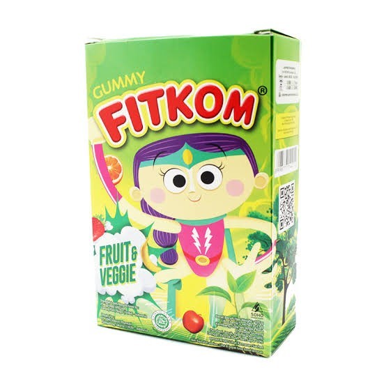 

FITKOM GUMMY FRUIT AND VEGGIE CHEWABLE 5 SACHET