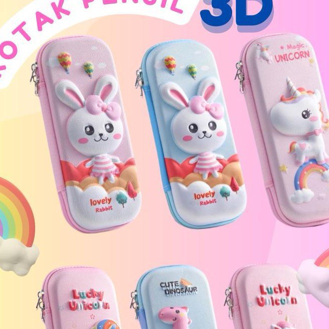 

FG2 TEMPAT PENSIL ANAK PEREMPUAN LAKI LAKI GAMBAR 3D ANAK WATEROOF