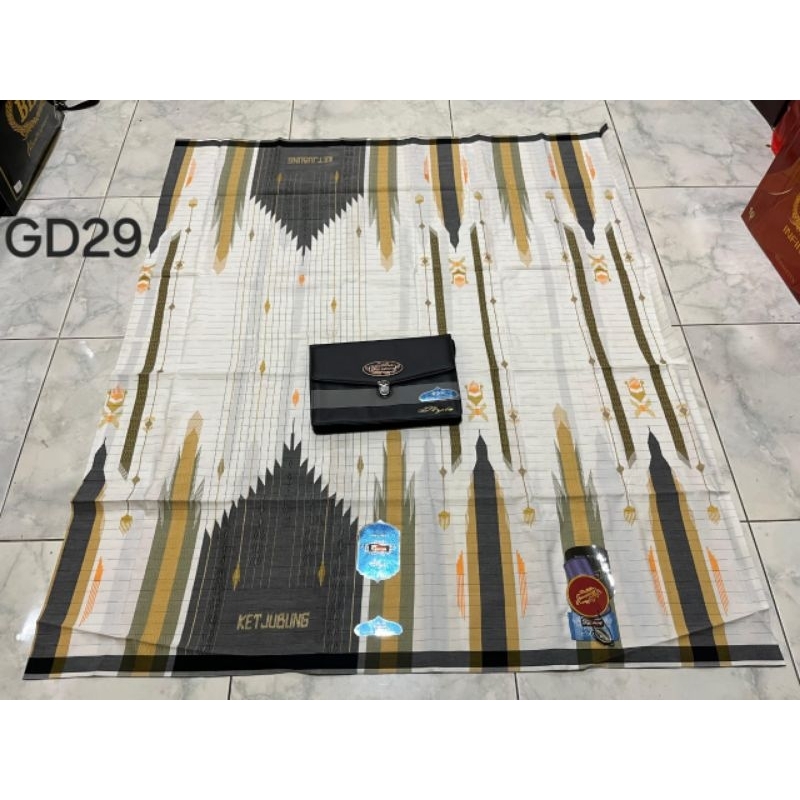 (COD) Sarung Ketjubung Bahan Mesres Tipe SGD Green