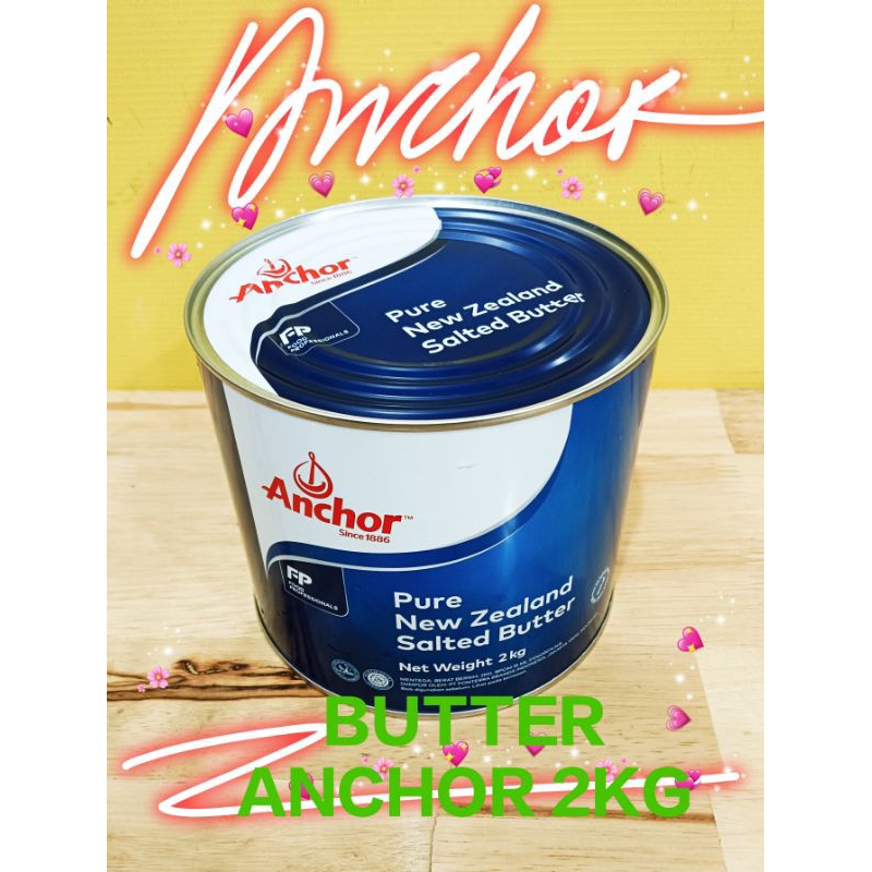 

BUTTER ANCHOR 2KG/PURE NEW ZEALAND SALTED BUTTER