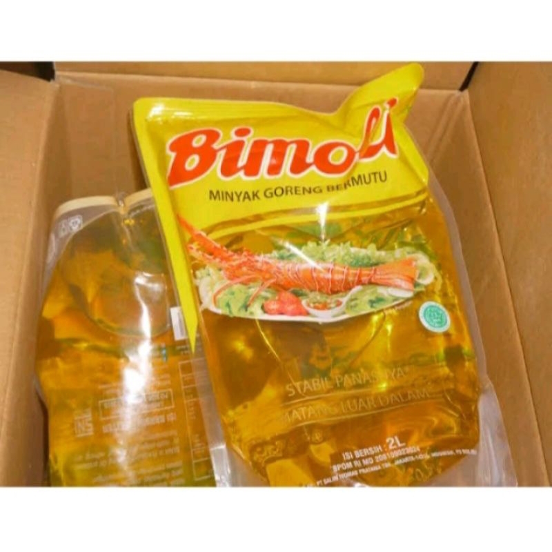

Minyak Goreng bimoli 2 liter kemasan pouch, minyak goreng termurah