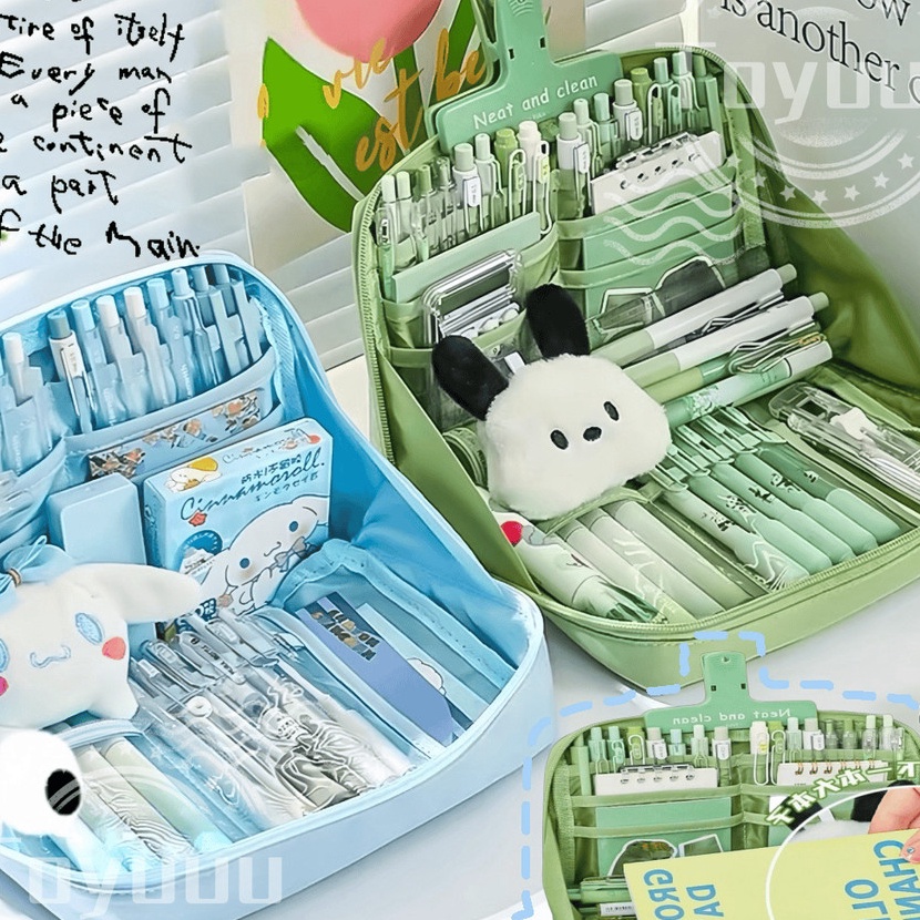 

KF7 Pencil Case TasTempat Pensil Berkapasitas Kotak Alat Tulis Anak Yang Indah Tempat Pensil AestheticTas Alat Tulis Multifungsi 12 Lapis Kotak Pensil Transparan Kapasitas Kotak