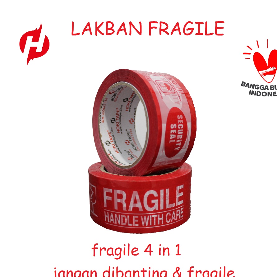 

Terkini LAKBAN PRINTING FRAGILE UNBOXING All in 1 Perslop isi6pcs