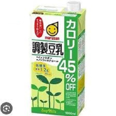 

MARUSAN Tonyu Low Calori /Susu Kedelai Jepang Rendah Kalori 1 Liter
