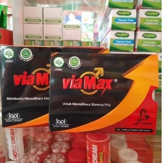 VIAMAX STRIP 4 KAPLET SUPLEMEN STAMINA PRIA