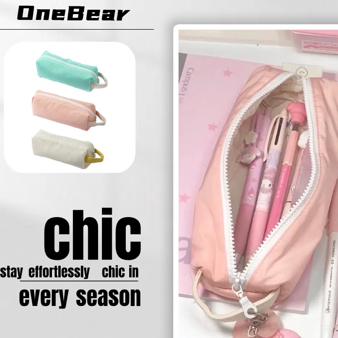 Termurah Onebear pencil case korea kotak pencil aesthetic kotak pencil aesthetic muat soft more penc