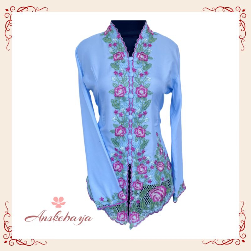 Kebaya Encim Dewasa Modern/ Kebaya Bordir / Kebaya Encim Dewasa Terlaris