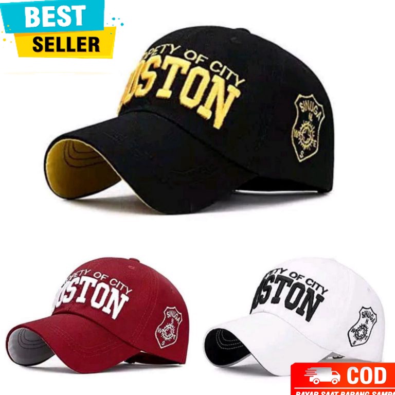 Paket Terbaik Topi priaTopi fashion priaTopi Baseball distroBaseball Caps Boston