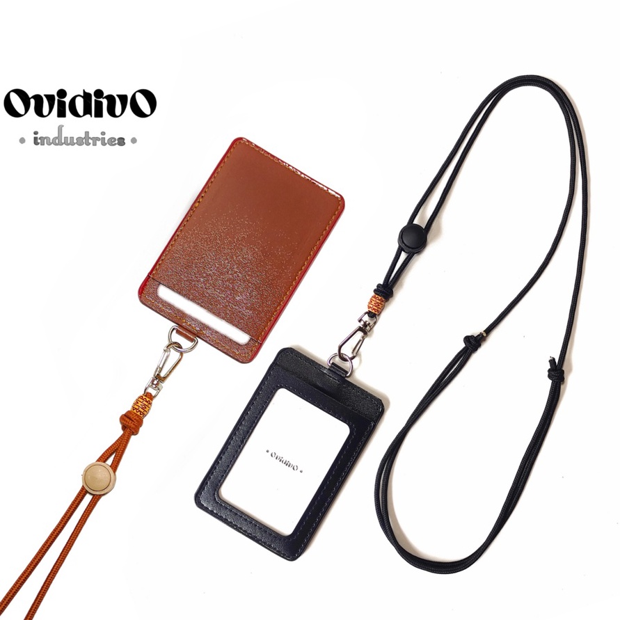

Terkini id card holder name tag 2 slot rotary