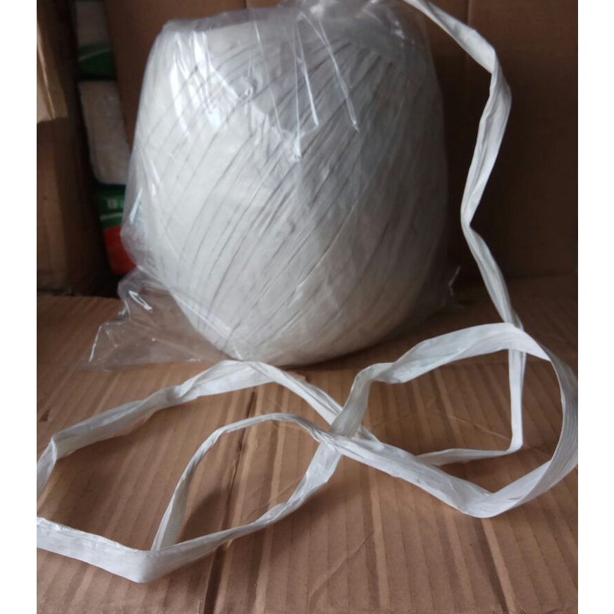 

KP8 tali Rafia Putih tali rapia tali plastik Putih