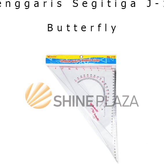 

FG2 Penggaris Segita Set Plastik Butterfly J12 Plastic Ruler Set J12