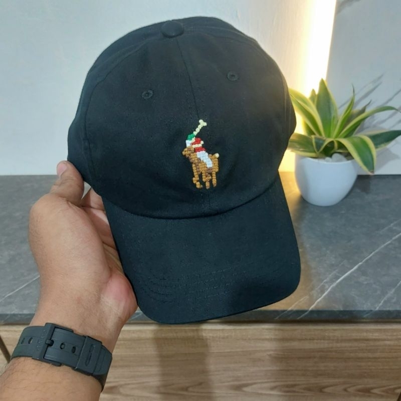 topi/caps Polo - hitam logo nitendo - Original BNWT