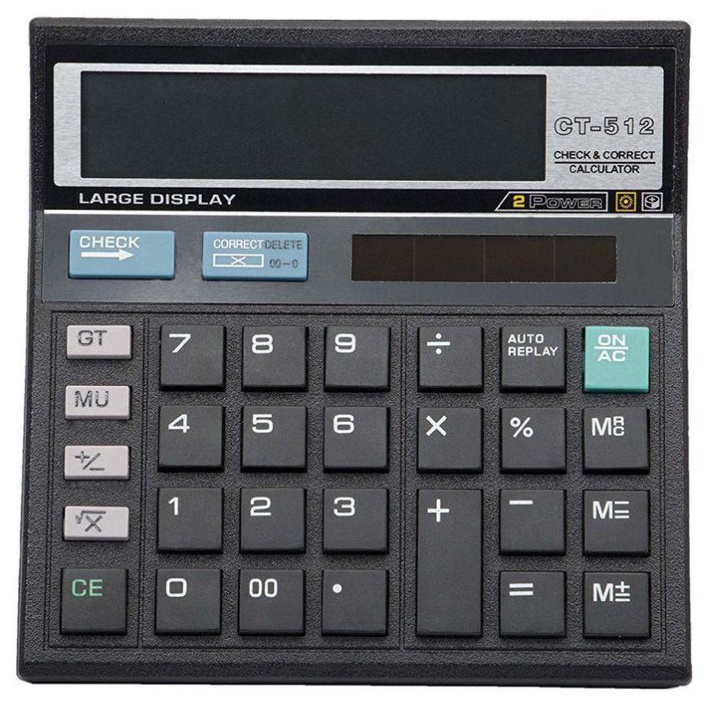 

Extra Kalkulator 12 Dit Calculator Alat Hitung Citizen CT 512