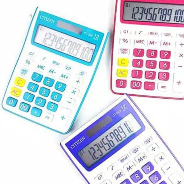 

Gila KALKULATOR CITIZEN CT 52 WARNA 12 DIT CHECK CORRECT MANIS COLOUR CALCULATOR