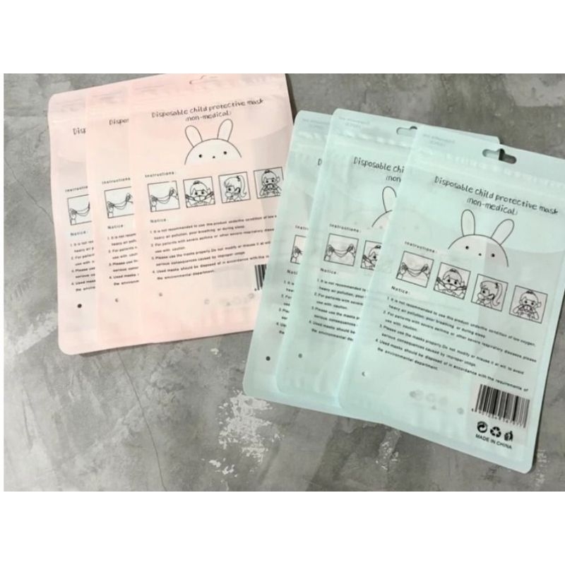 ZIPLOCK PENYIMPANAN MASKER STERIL / REPACKING MASKER / KANTONG PLASTIK ZIPLOCK / PLASTIK MASKER ZIPL