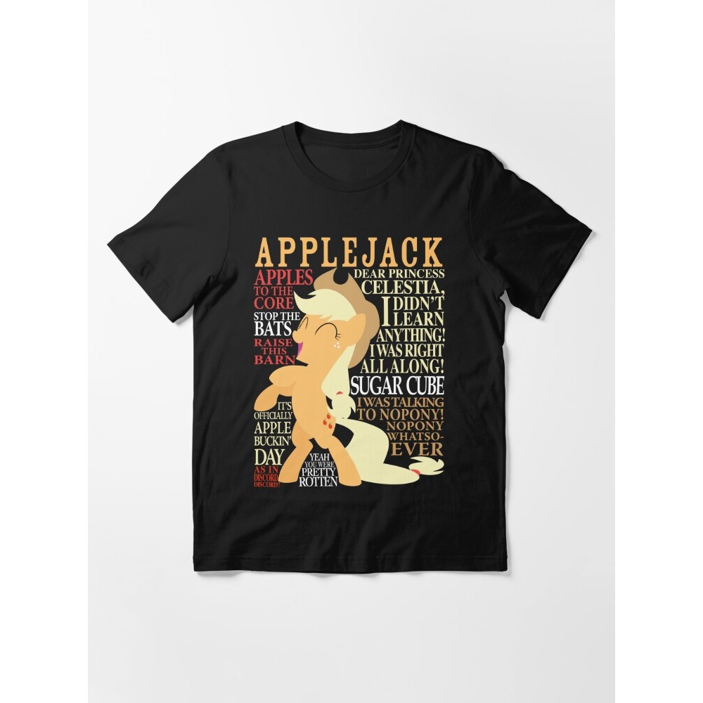 Kaos Little Poney The Many Words of Applejack Tshirt
