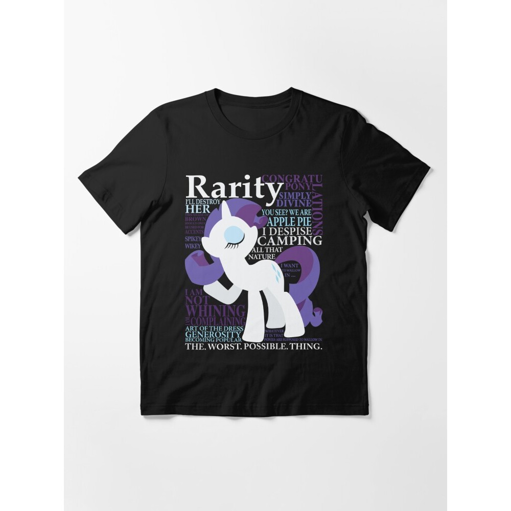 Kaos Little Poney The Many Words of Rarity Tshirt