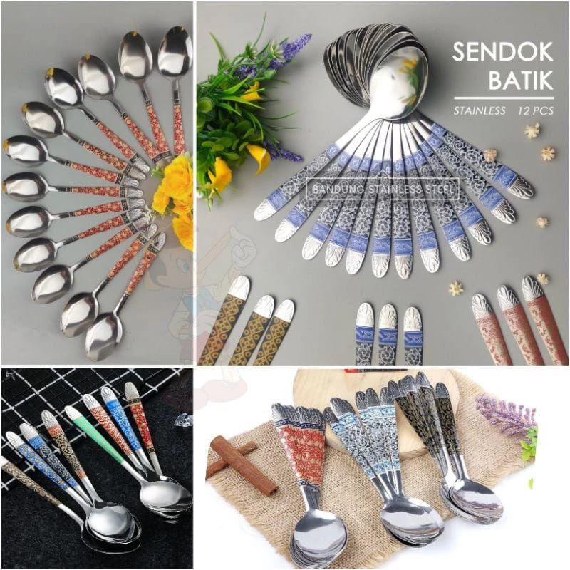 SENDOK BATIK 1 LUSIN