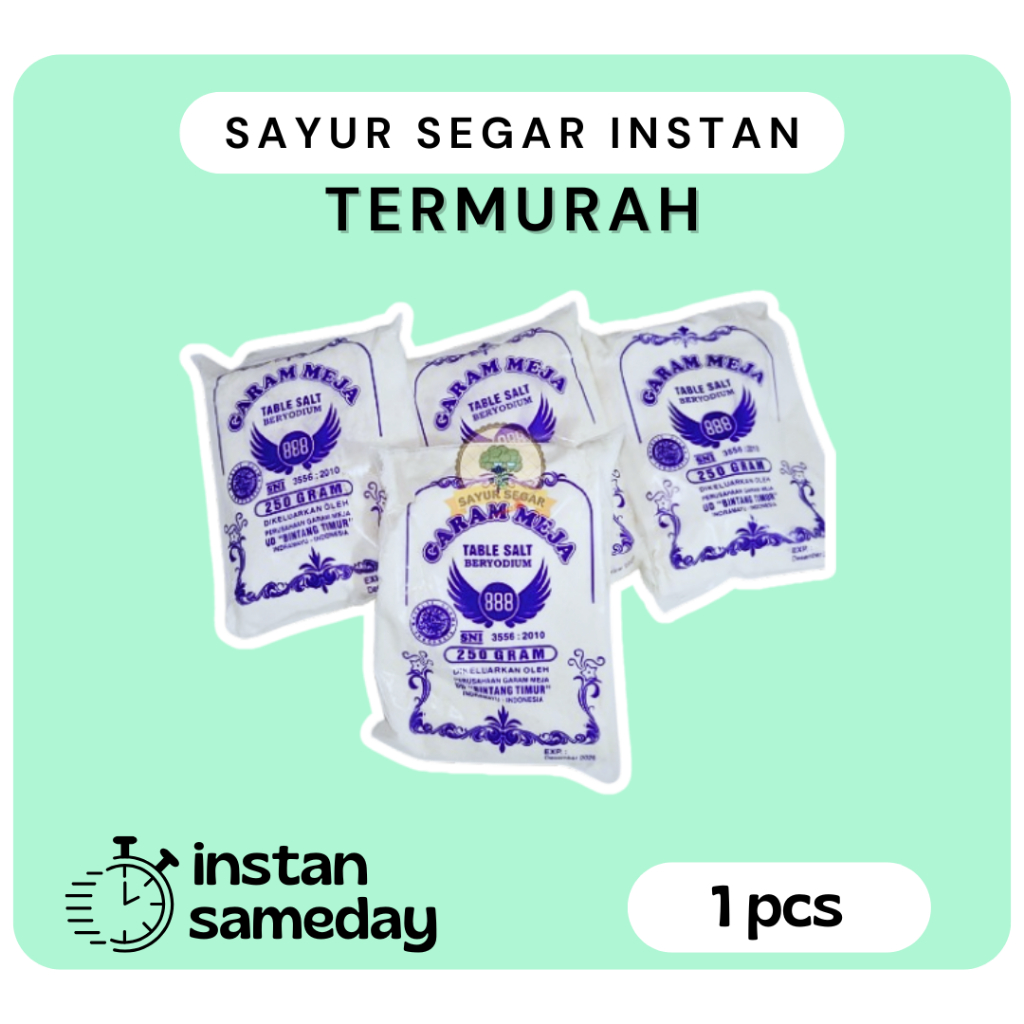 

Garam Meja/Table Salt 1pcs 250gram