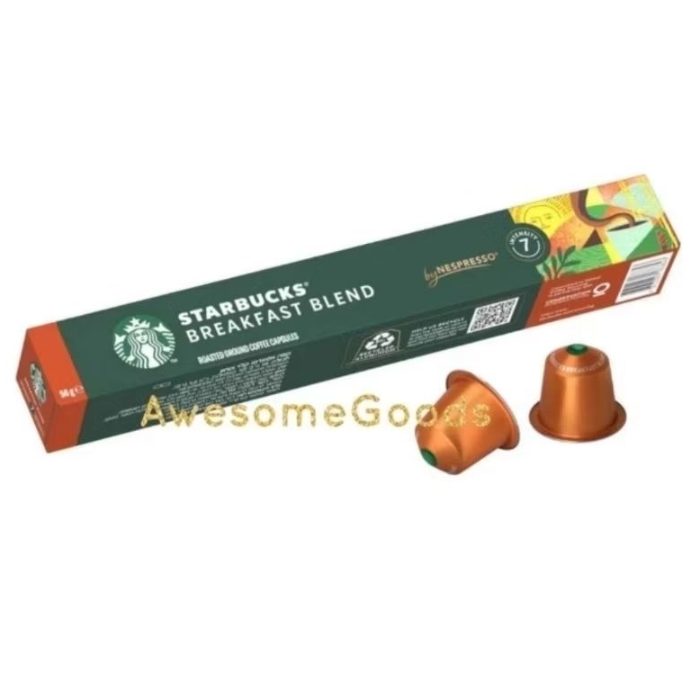 

Starbucks Breakfast Blend by Nespresso 10 Capsules