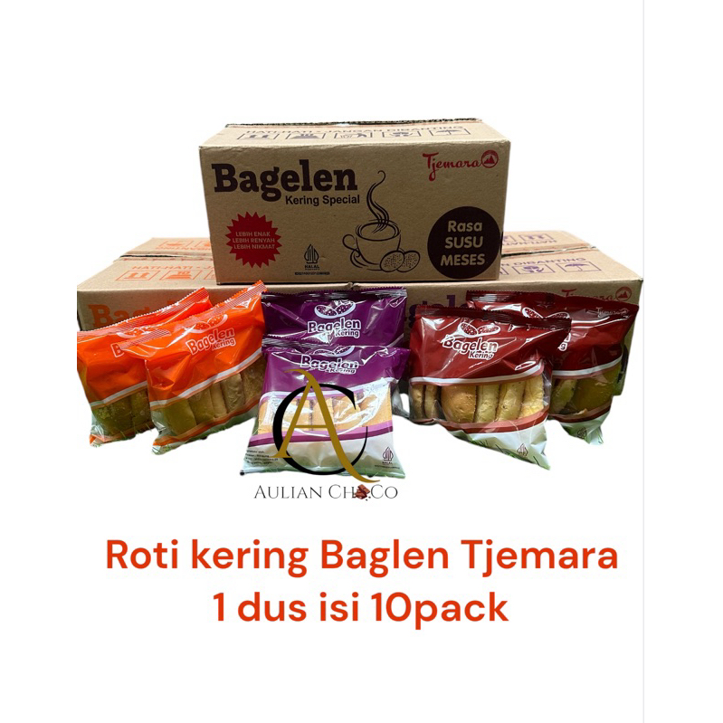 

Roti Kering Baglen Tjemara 1 Dus isi 10 Pack