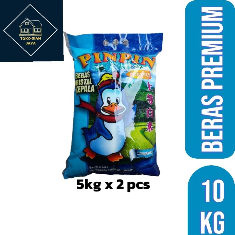 

beras pinpin pin pin beras premium 10 kg (5kg x 2 pcs)