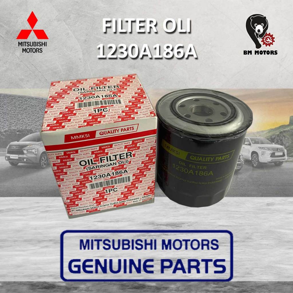 Filter Oli 1230A186A Untuk Mobil New Triton & Pajero Sport GLX