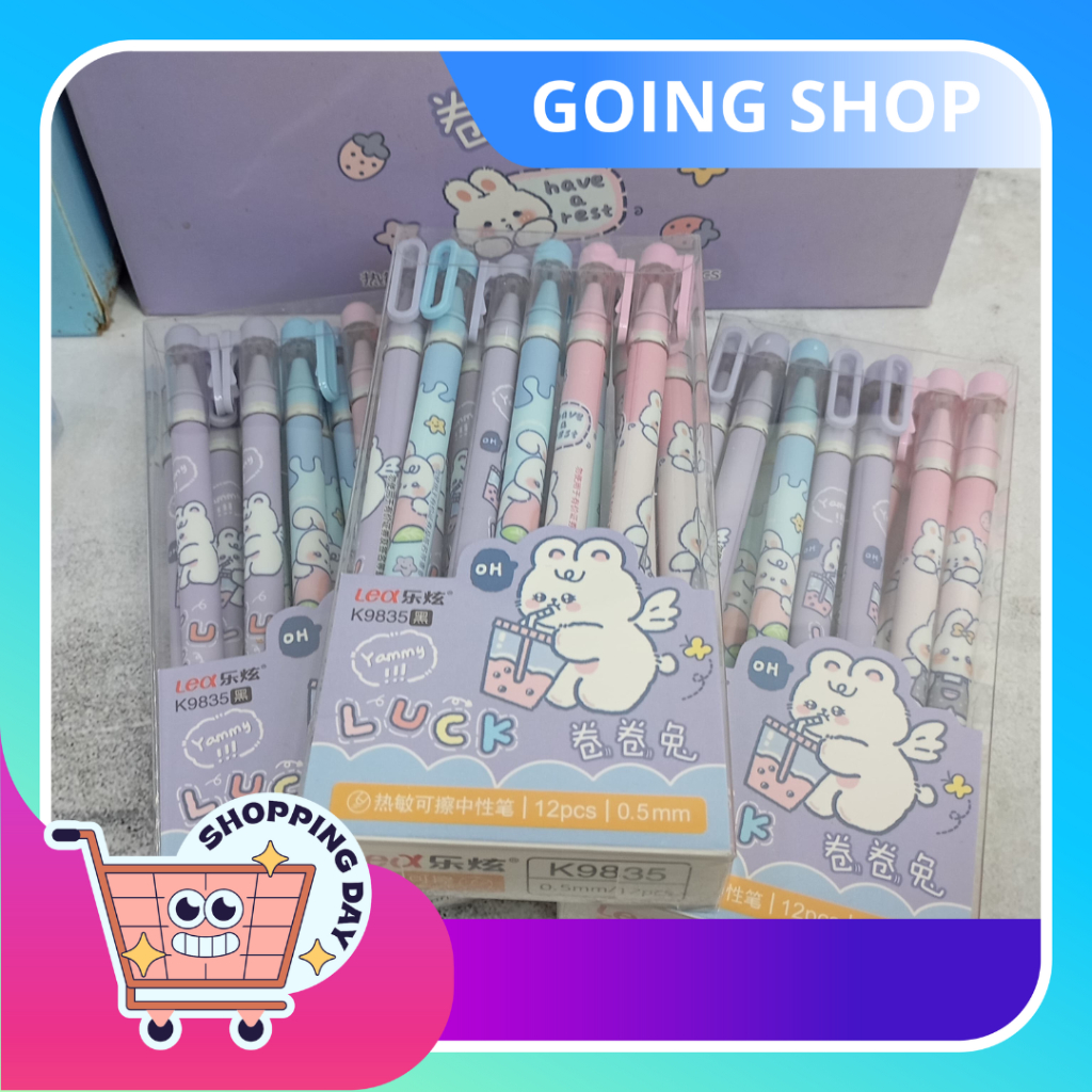 

[ GS ] 12PCS PULPEN HAPUS TINTA BISA DIHAPUS