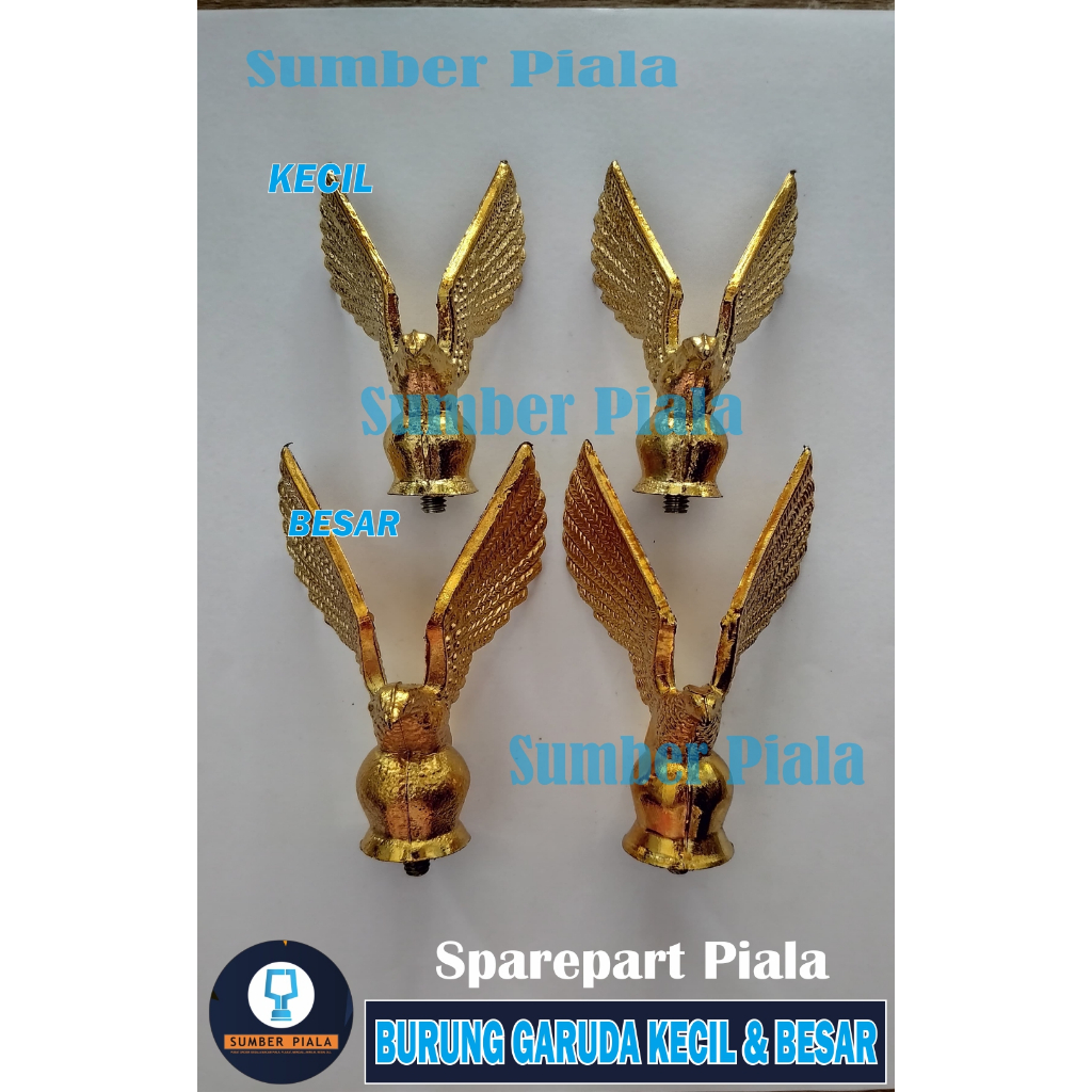 SPERPART PIALA BURUNG GARUDA BESAR/KECIL Part Piala Sealer Garuda