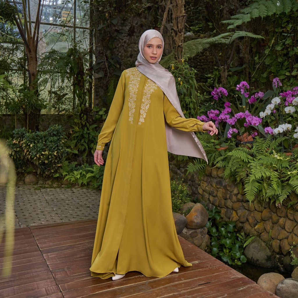 ZB - Nihan Dress - Gamis Bordir Cantik