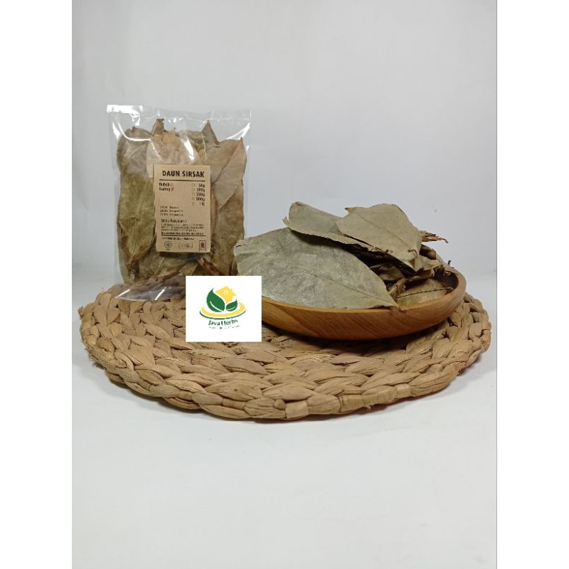 

DAUN SIRSAK KERING 1 KG - JSR - MURNI - PREMIUM QUALITY