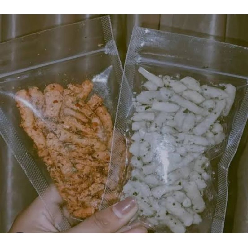 

Basreng original dan pedas daun jeruk kemasan 250 gram