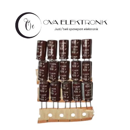 Elko 25v 820uf elco 820uf 25v original