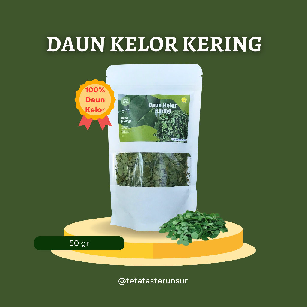 

Daun Kelor Kering 100% Organik