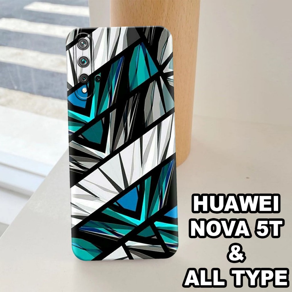 G3 - Silikon HUAWEI NOVA 5T - Softcase pro camera HUAWEI NOVA 5T - Motif ABSTRACT - Bahan  Karet Len