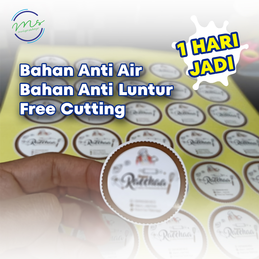 

Cetak Stiker Vinyl SEHARI JADI | Cetak Stiker Label Kemasan | Label Usaha Makanan